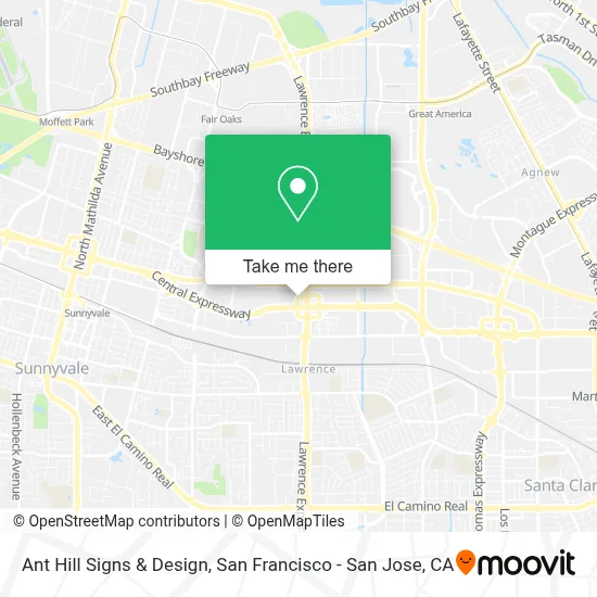 Ant Hill Signs & Design map