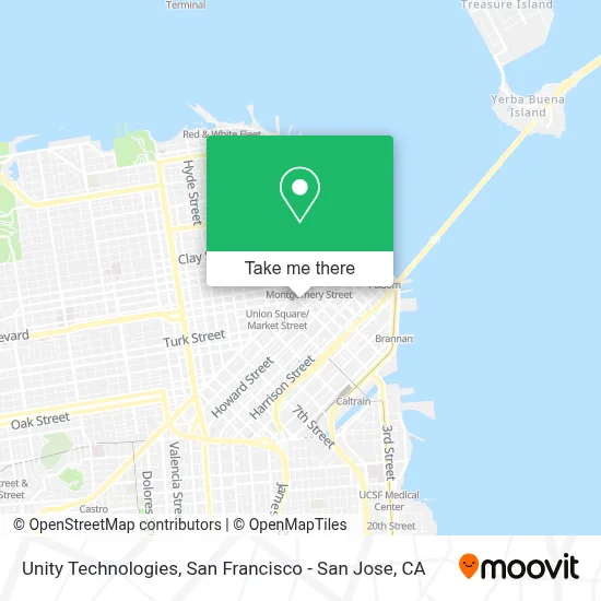 Unity Technologies map