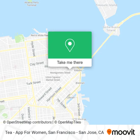Tea - App For Women map