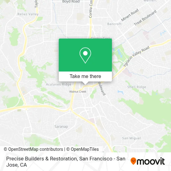Precise Builders & Restoration map