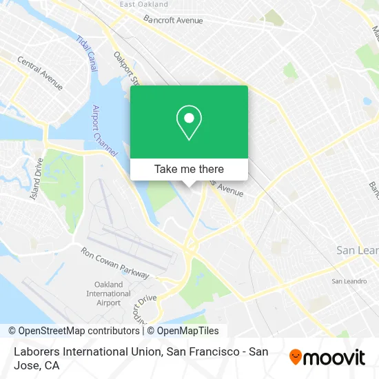 Laborers International Union map