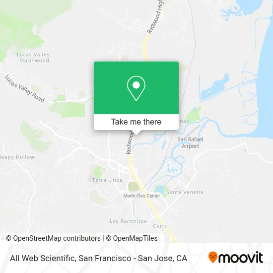 All Web Scientific map