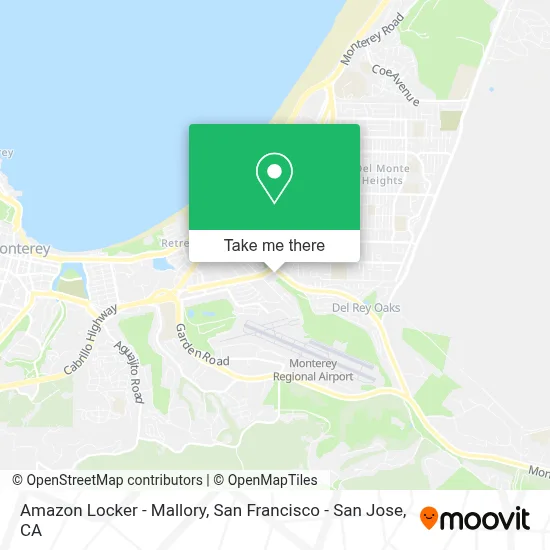 Amazon Locker - Mallory map