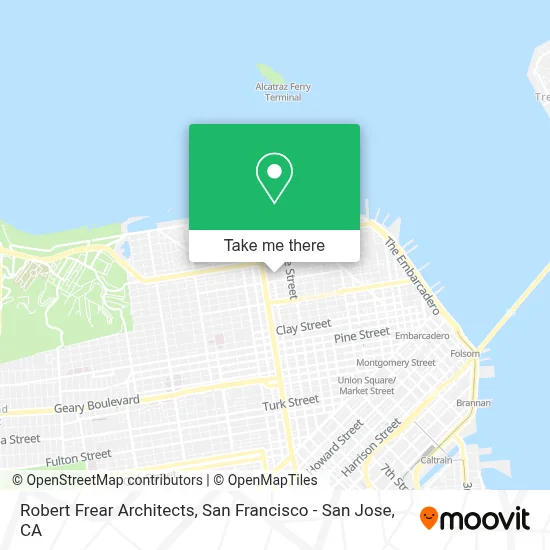 Robert Frear Architects map