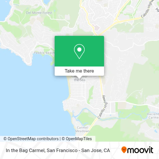 In the Bag Carmel map