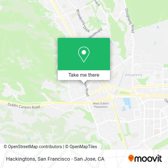 Hackingtons map