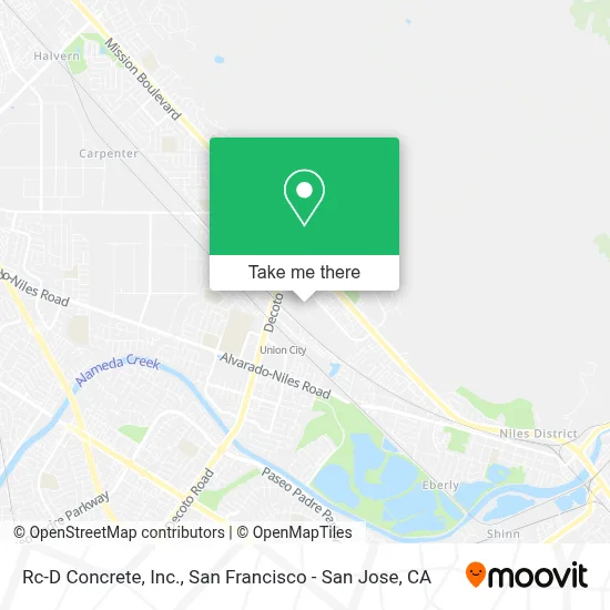 Rc-D Concrete, Inc. map