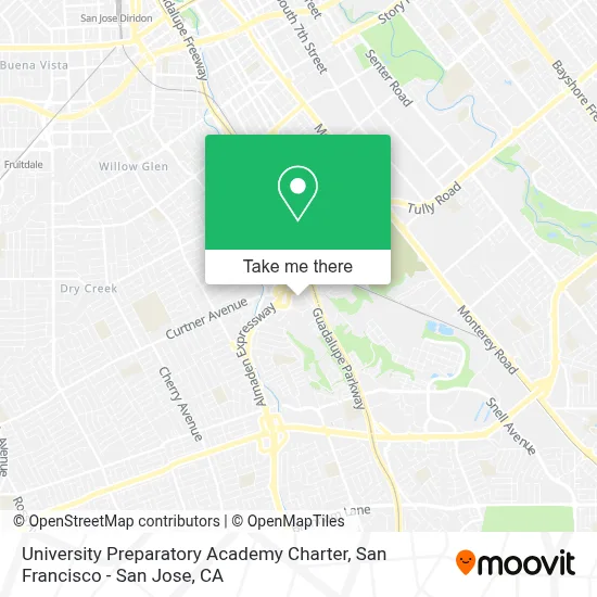 University Preparatory Academy Charter map