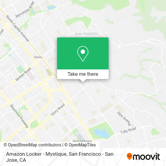 Amazon Locker - Mystique map