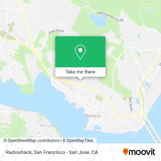 Radioshack map