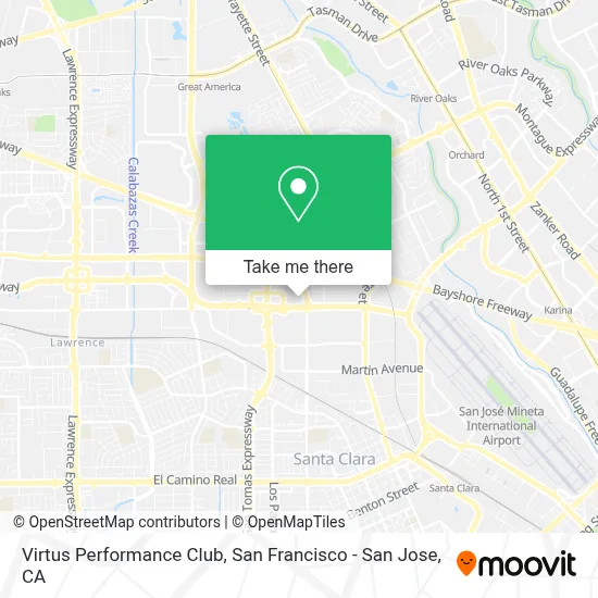Virtus Performance Club map