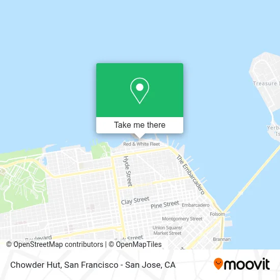 Chowder Hut map