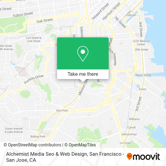 Alchemist Media Seo & Web Design map