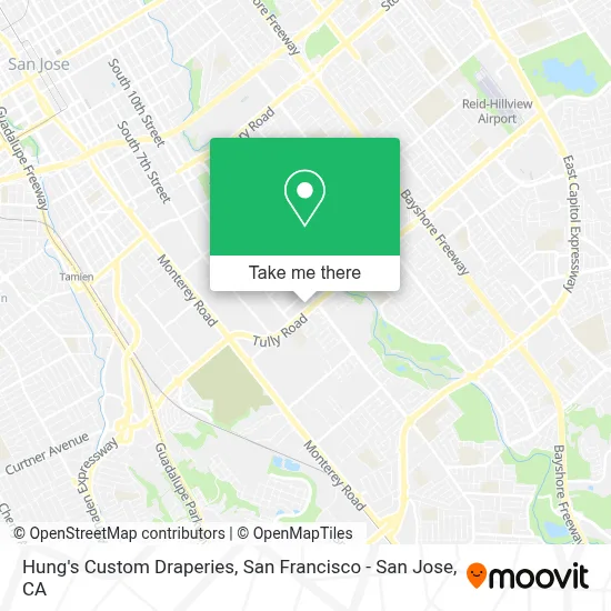 Hung's Custom Draperies map