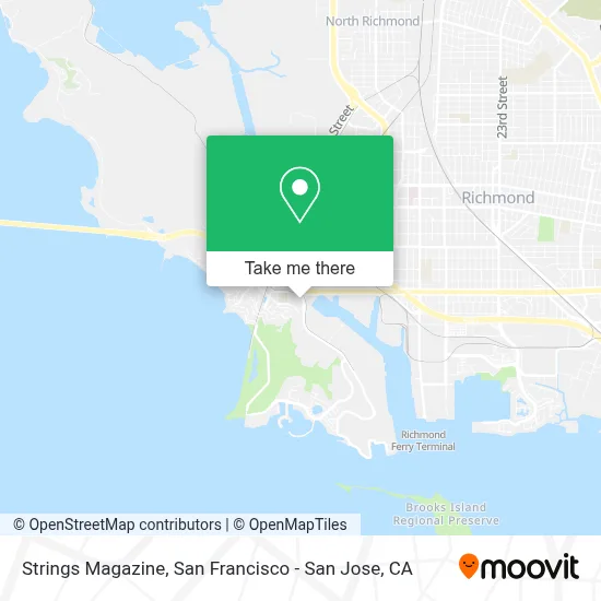 Strings Magazine map