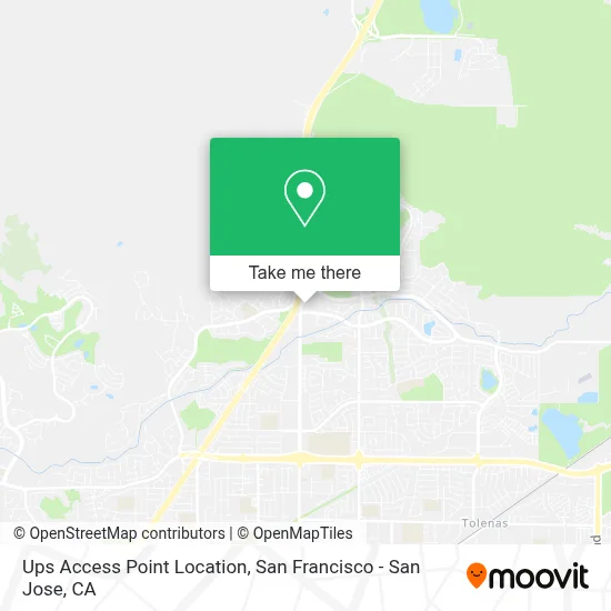 Ups Access Point Location map