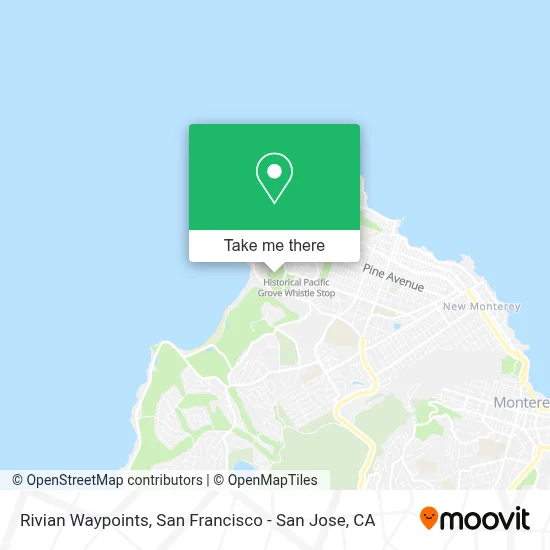 Rivian Waypoints map