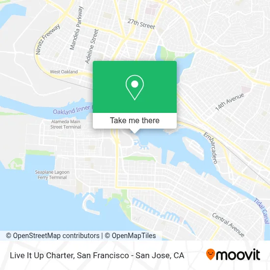 Live It Up Charter map