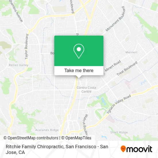 Ritchie Family Chiropractic map