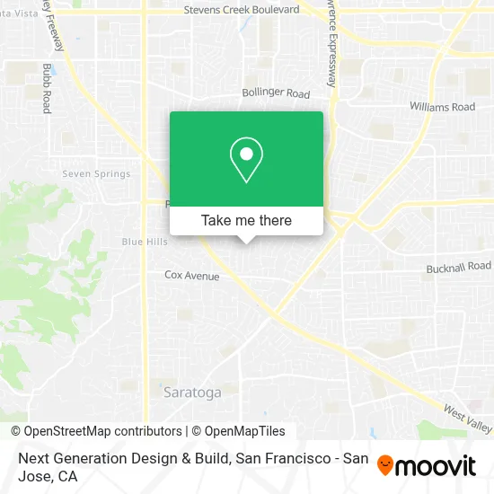 Next Generation Design & Build map