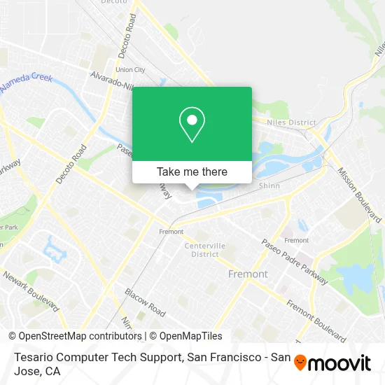 Tesario Computer Tech Support map