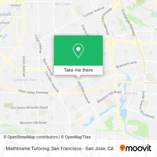 Mathtowne Tutoring map