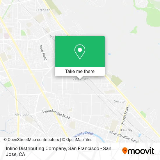 Inline Distributing Company map