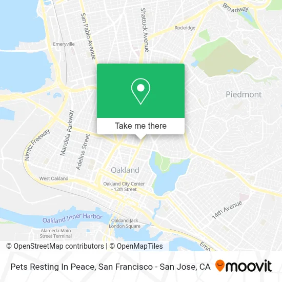 Pets Resting In Peace map