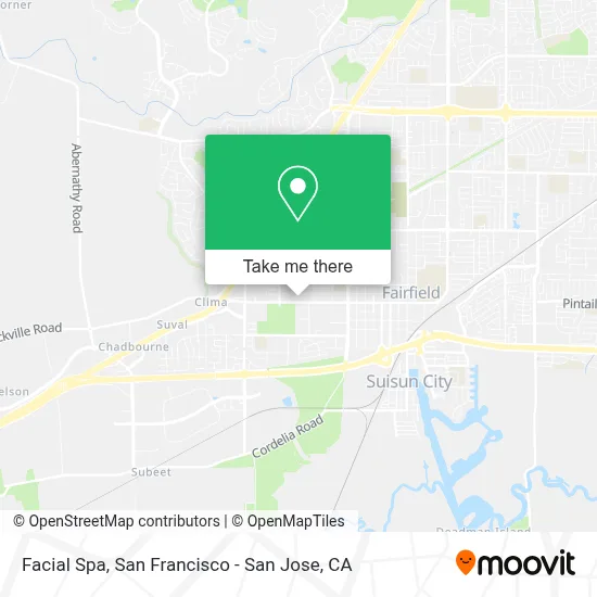 Facial Spa map