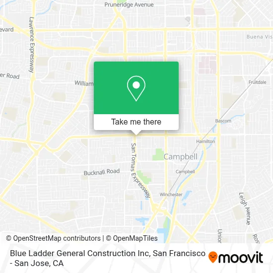 Blue Ladder General Construction Inc map