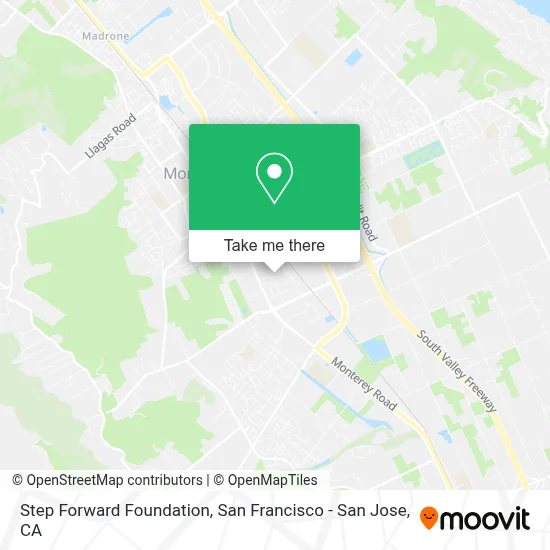 Step Forward Foundation map