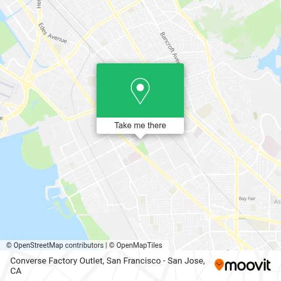 Converse Factory Outlet map