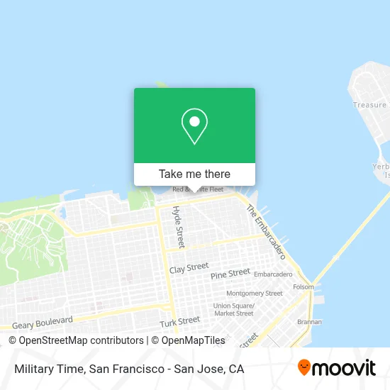 Military Time map