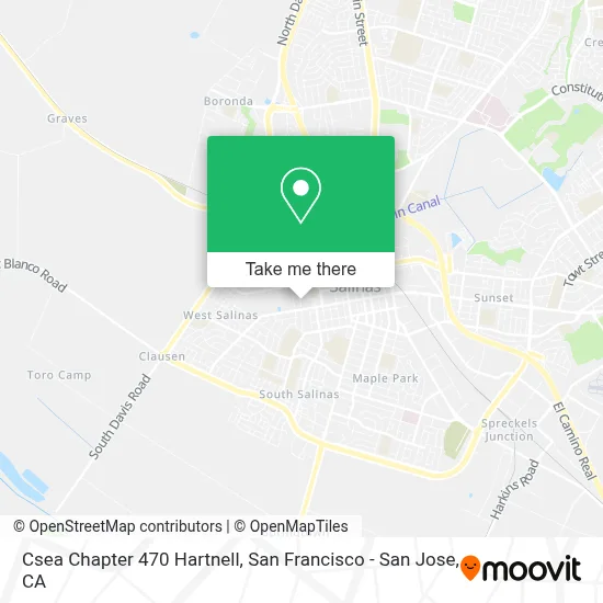 Csea Chapter 470 Hartnell map