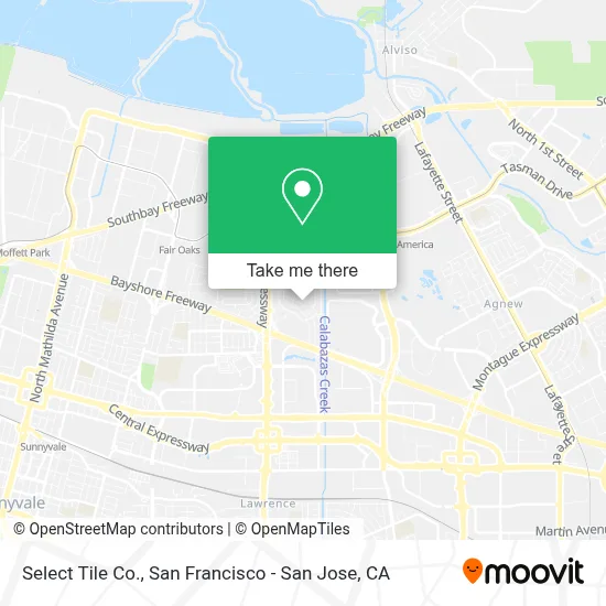 Select Tile Co. map