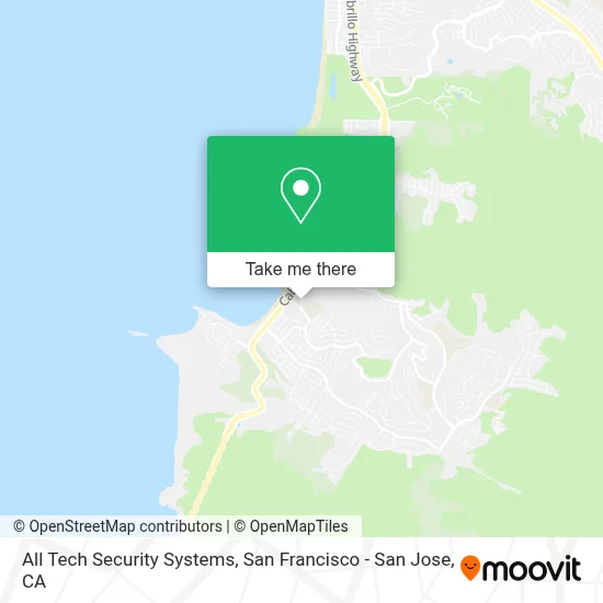 All Tech Security Systems map