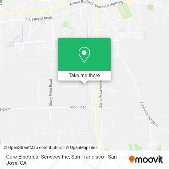 Core Electrical Services Inc map