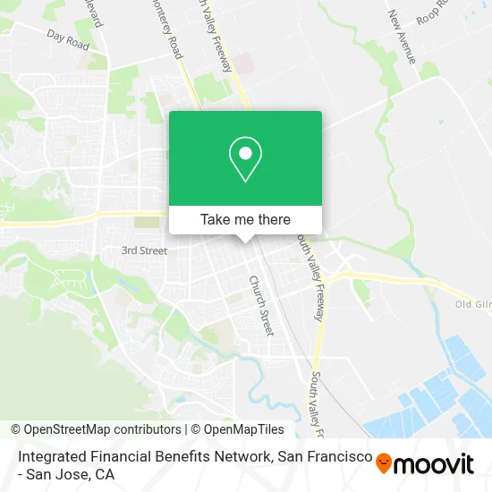 Integrated Financial Benefits Network map
