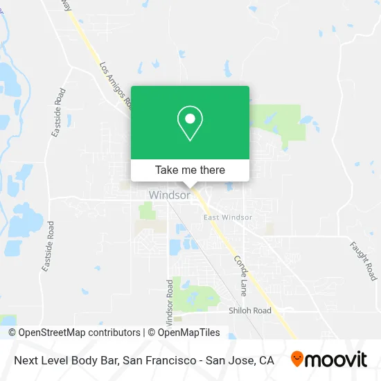 Next Level Body Bar map