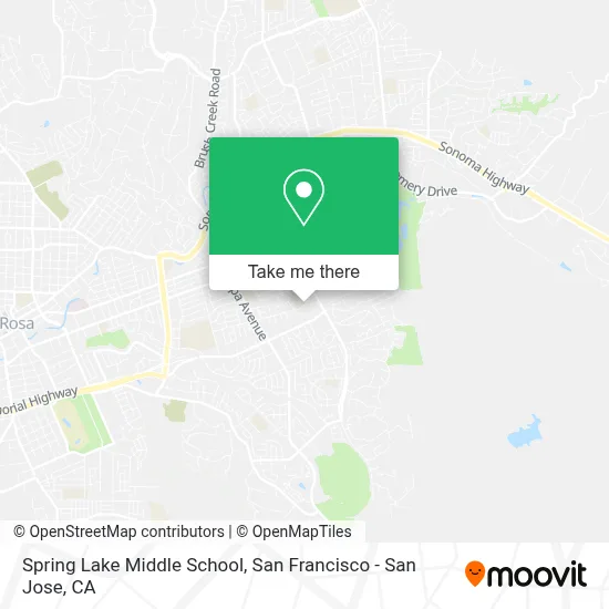 Spring Lake Middle School map