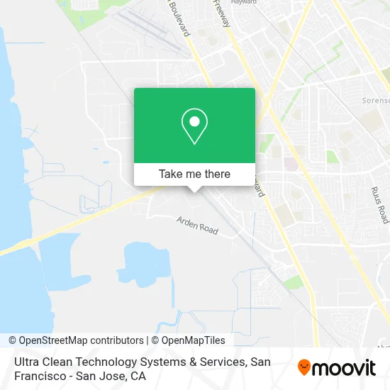 Ultra Clean Technology Systems & Services map