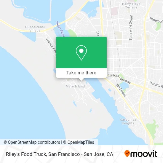 Riley's Food Truck map