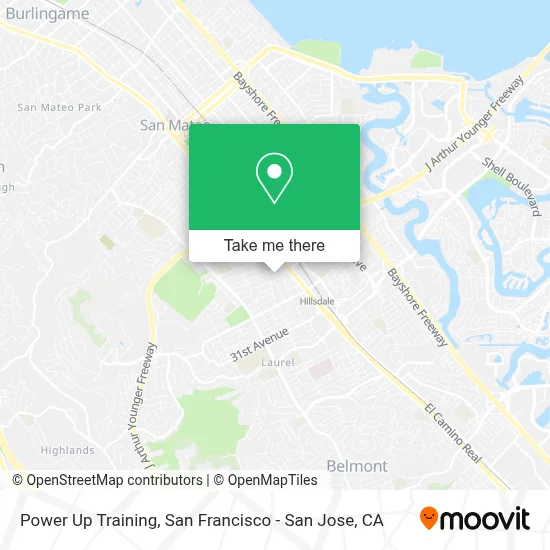 Power Up Training map