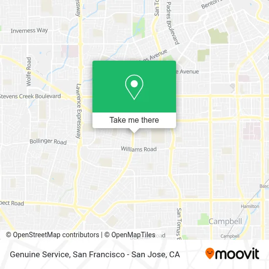 Genuine Service map
