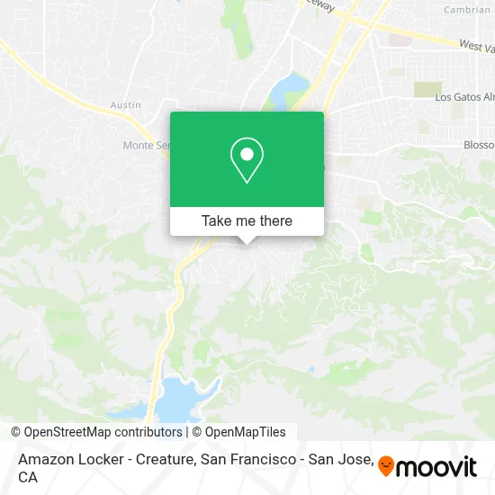 Amazon Locker - Creature map