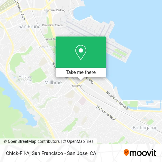 Chick-Fil-A map