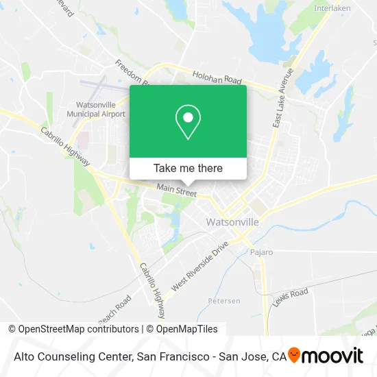 Alto Counseling Center map
