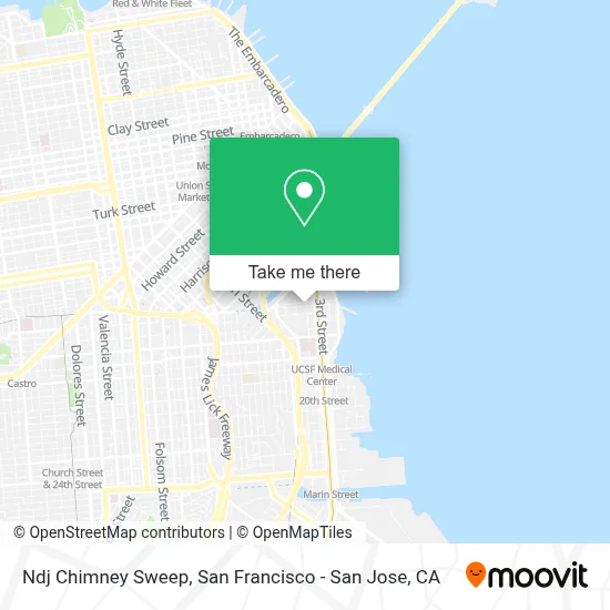 Ndj Chimney Sweep map