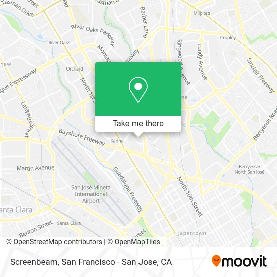 Screenbeam map