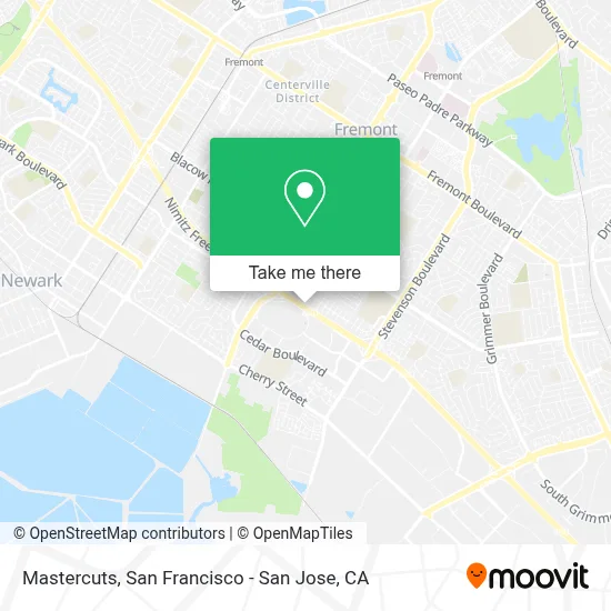 Mastercuts map